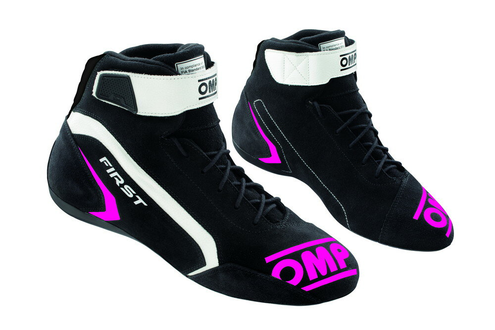 OMP FIRST SHOE ブラック／フューシャ【サイズ 41】（レーシングシューズ） 品番：IC0-0824-A01-277-41