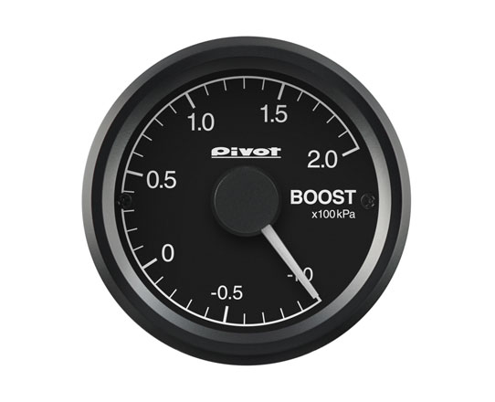 Pivot(ピボット) GT GAUGE-52 ブースト計 φ52 【グリーン照明】 品番：GSB-5G