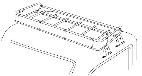 TUFREQ(タフレック) トラック専用ルーフキャリア Cシリーズ 【日産 NT450アトラス H25.1-】 品番：CF423D (Code：S-6) 2