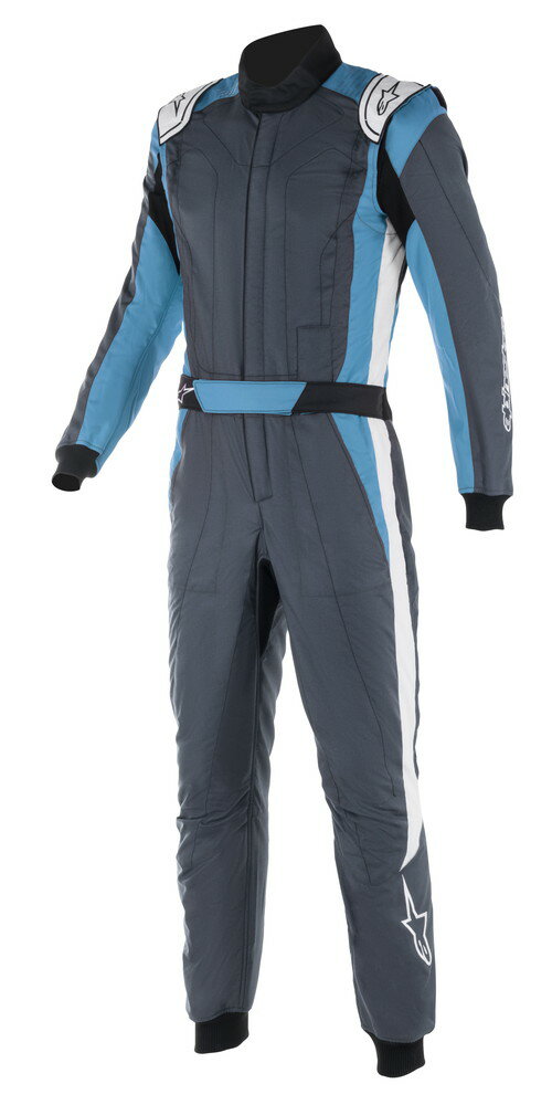 alpinestars(アルパインスターズ)　GP PRO COMP V2 SUIT ASPHALT CYAN WHITE 【サイズ48】 品番：3352022-9172-48