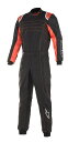 alpinestars(アルパインスターズ) KMX-9 KART SUIT BLACK RED FLUO サイズ:44 品番:3356024-1030-44