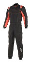 alpinestars(アルパインスターズ)　KMX-9 KART SUIT BLACK RED FLUO サイズ：48 品番：3356024-1030-48