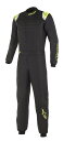 alpinestars(アルパインスターズ) KMX-9 KART SUIT BLACK YELLOW FLUO サイズ:58 品番:3356024-155-58