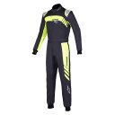 alpinestars(アルパインスターズ)　KMX-9 V3 GRAPHIC3 KART SUIT BLACK YELLOW FLUO サイズ：40 品番：3356424-155-40