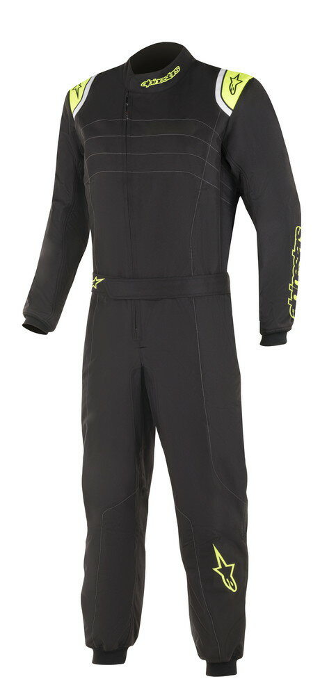 alpinestars(アルパインスターズ)　KMX-9 V3 S KART SUIT BLACK YELLOW FLUO サイズ：150 品番：3356524-155-150