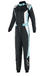 alpinestars(アルパインスターズ)　STELLA GP PRO COMP V2 SUIT BLACK TURQUOISE サイズ：38 品番：3360022-1721-38