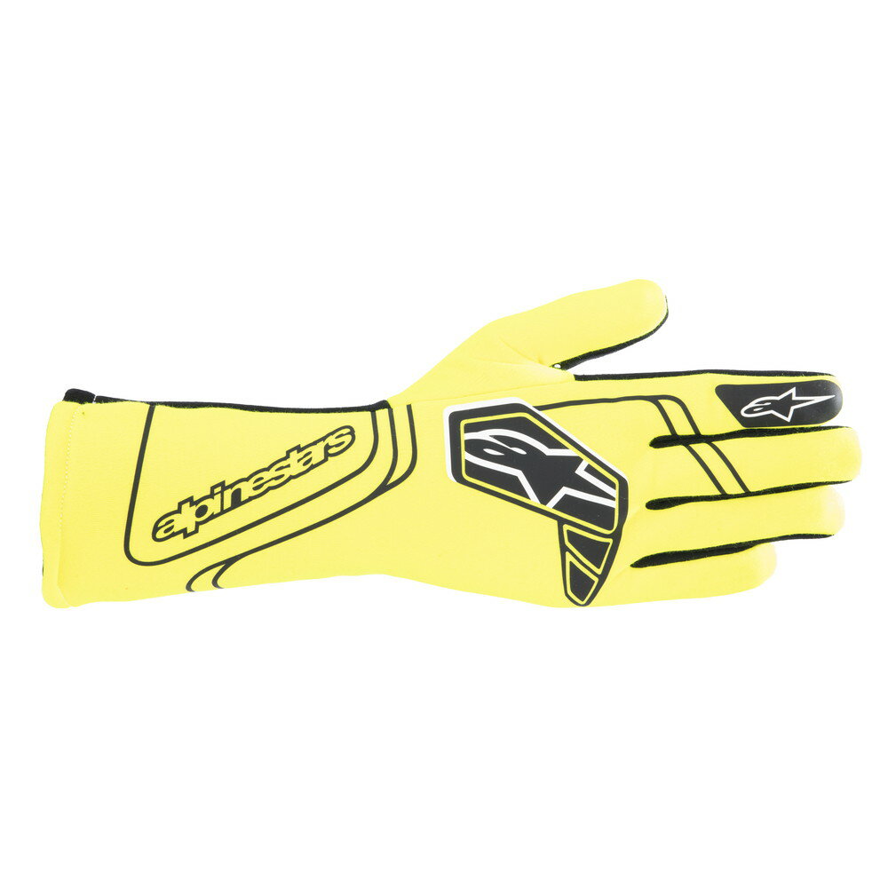alpinestars(アルパインスターズ)　TECH-1 START V4 GLOVES YELLOW FLUO サイズ：L 品番：3551524-55-L