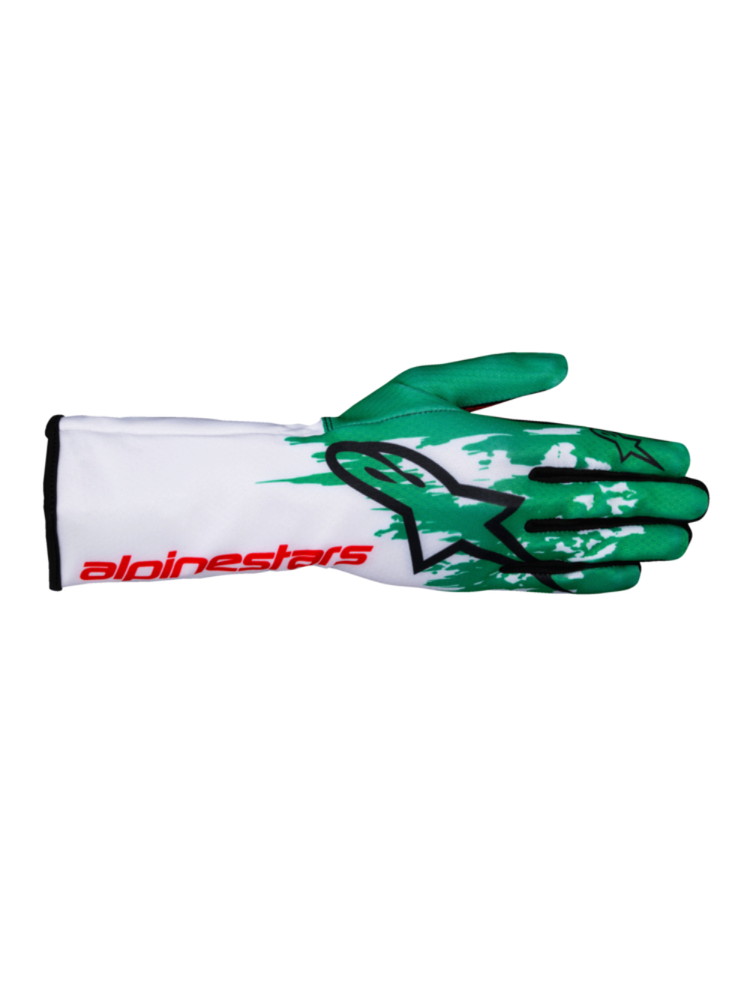 alpinestars(ѥ󥹥)TECH-1 K V3 KART GLOVES WHITE GREEN RED XL ...