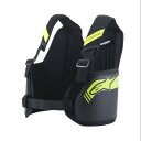 alpinestars(アルパインスターズ) YOUTH BIONIC RIB SUPPORT OTHER BLACK YELLOW FLUO サイズ:ONE SIZE 品番:6547013-155