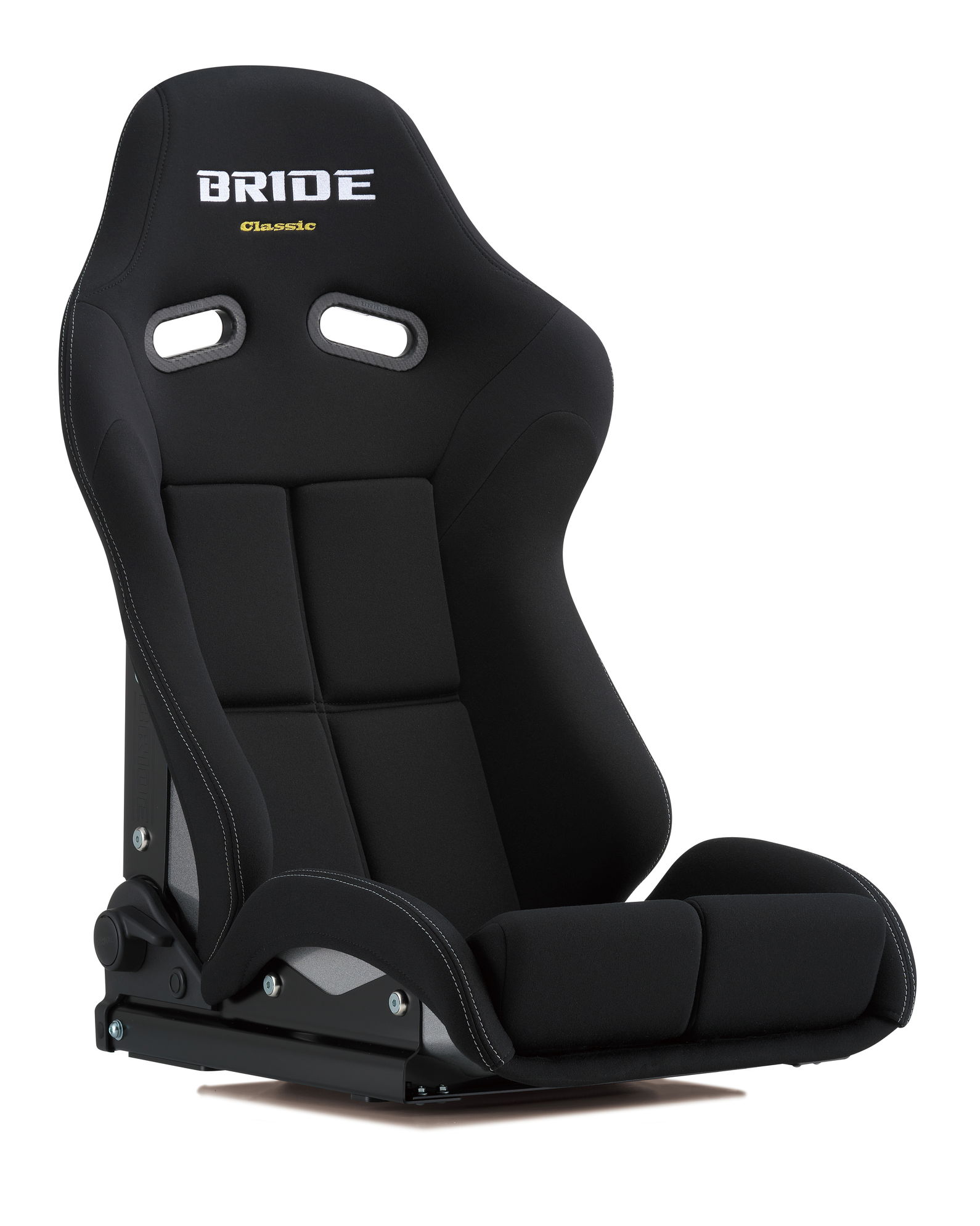 BRIDE(ブリッド) リクライニングシート STRADIA III Classic FRP製/シルバーシェル ブラック スタンダードクッション 品番：G71CL1