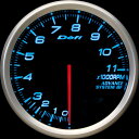 Defi(デフィ) ADVANCE BF φ80 タコメーター11000rpm ブルー照明 品番:DF11003