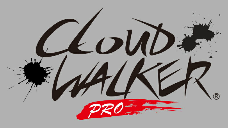 Genb(玄武) 『CLOUD WALKER PRO』 ステッカー ［240ミリ Black］ 品番：ST240CWPK