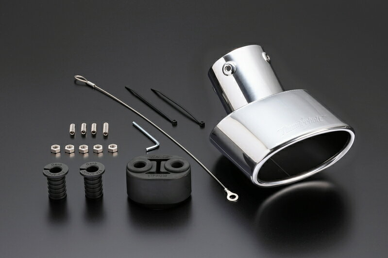 Genb(玄武) EX.テールフィニッシャー ［ポリッシュドクローム］ 品番：ETF01HP