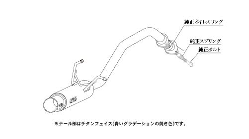 [個人宅配送可能] 柿本 改 マフラー GTbox 06&S ホンダ グレイス DAA-GM4 14/12-17/7 品番：H443122