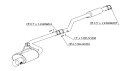 柿本 改 マフラー Kakimoto.R トヨタ スプリンタートレノ GF-AE111 98/4-00/7 ※配送先制限あり 品番：TS327