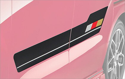 MUGEN(無限) ドアサイドデカール N BOXカスタム JF3/JF4 17/09-19/09 品番：08F31-XNHC-K0S0