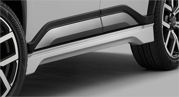 MUGEN(無限) サイドガーニッシュ プラチナホワイト・パール WR-V DG5 24/03- ※配送先制限あり 品番：75300-XNW-K0S0-PZ