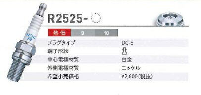 NGK レーシングプラグ R2525-10 【5281】 分離形 10番