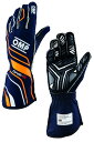 OMP ONE-S GLOVES ネイビーブルー/フルオオレンジ【サイズ M】(レーシンググローブ) 品番:IB0-0770-A01-249-M