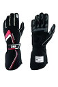 OMP TECNICA GLOVE ブラック/レッド【サイズ S】(レーシンググローブ) 品番:IB0-0772-A01-073-S