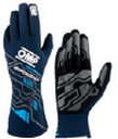 OMP SPORT GLOVE ネイビーブルー/シアン【サイズ S】(レーシンググローブ) 品番:IB0-0777-A01-244-S(2)