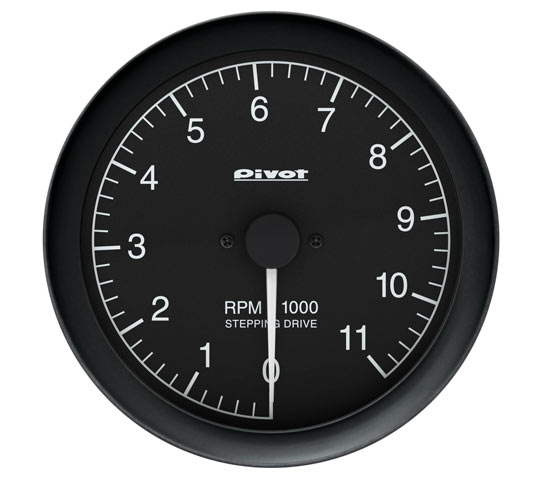 Pivot(ピボット) GT GAUGE-80 タコメーター φ80 【グリーン照明】品番：GST-8G