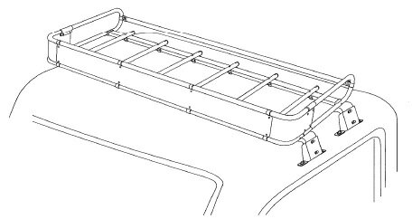 TUFREQ(タフレック) トラック専用ルーフキャリア NFシリーズ 【トヨタ ダイナ H11.5-】 品番：NF421B (Code：S-6) 2