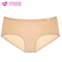 【メール便対応商品】【VICTORIA'S SECRET PINK】レディースランジェリーショーツ Victoria'sSecretPINK Seamless Hipster★女性下着 カラー BUFF(ライトベージュ) サイズ 【Sサイズ】ヨコ幅約30.5cm〜中央タテ約20cmサイドの幅約10cm 素 材 85％POLYAMIDE(ナイロン)15％ELASTANE デザイン ＊ストレッチの効いたナイロン素材のローライズショーツです。＊スポーツ時に最適、アウターに響きにくいシンプルフィットなヌードカラーです。＊後ろ裏に商品表示がプリントされたデザインです。＊下着は衛生管理上返品不可となりますのでご注意下さい。 備考 ＊VC PINKショーツはアメリカンイーグル、アバクロ、ホリスターと比べて若干大きいサイズ展開になります。 ＊こちらの商品は『メール便』に限り送料198円でのお届けが可能です。 ＊商品はポスト投函になりますのでお届けの日時指定はお受け出来ません。 ＊メール便の為お支払い方法は『クレジット決済』又は『銀行振込』のみとなります。 ＊『メール便』はあす楽未対応となります。 ＊「宅急便(代引)」をご利用の場合は宅急便送料と代引手数料がお客様のご負担となります。