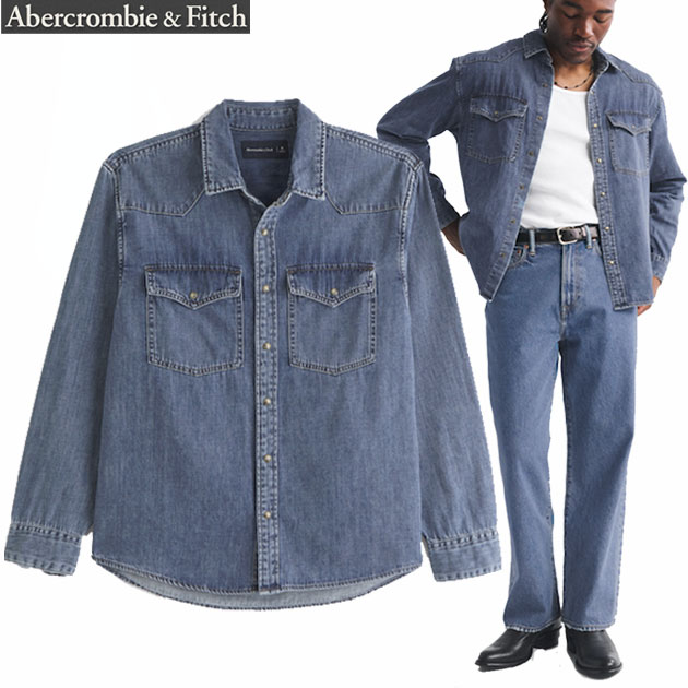 アバクロ デニムシャツ 正規品 メン