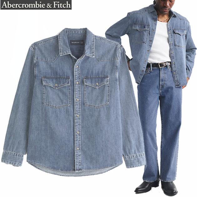 アバクロ デニムシャツ 正規品 メン