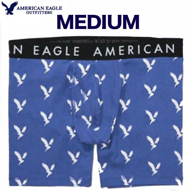 【追跡可能メール便対応商品】【American Eagle Men USA】メンズボクサーブリーフ American Eagleアメリカンイーグル メンズ AEO クラシック ボクサーブリーフ カラー ダークブルー|ホワイトイーグル サイズ(平置) 【Mサイズ】ウエストヨコ幅約39cm〜中央のタテの長さ約29cm股下約15cm裾幅約22cm 素 材 96%コットン4%エラスタン 生産国 ベトナム デザイン ＊肌触りの良い柔らかいコットンブレンド地です。 ＊ストレッチが入った快適で保温性に優れた素材です。 ＊身体にフィットするサポート力のある6パネルデザインです。 ＊丈夫でソフトなブラッシュ加工のロゴ入りウエストバンドです。 ＊フロントは機能的な前開きです。 ＊股下は太ももの真ん中くらいまでの長さです。 ＊ウォッシュ感のあるダークブルーにホワイトイーグルの総柄プリント。 ＊フラットカバーステッチがデニムと合い目に見えるラインと余分なかさを排除します。 ＊【Mサイズ】はウエスト81cmー86cmくらいの方にオススメするサイズ展開です。 ＊お手入れは洗濯機で水洗いになります。(ドライクリーニング禁止) ＊低温のタンブル乾燥機を使用して下さい。 ＊下着類は衛生管理上返品／交換は不可となります。 ＊こちらのブリーフはペーパータグの無い商品になります。 ＊モデル身長183cm、Mサイズを着用です。 備考 ＊こちらの商品は「日本郵便メール便」(クリックポスト)でのお届けとなります。 ＊商品は発送後ポスト投函になりますのでお届けの日時指定はお受け出来ません。 ＊クリックポストは投函まで伝票番号から追跡が可能ですので安心してご利用下さい。 ＊メール便の為お支払い方法は『クレジット決済』『銀行振込』『コンビニ前払い』『後払い決済』のみとなります。 ＊『後払い決済』につきましては楽天市場での審査後の発送となります。 ＊『メール便』はあす楽未対応です。