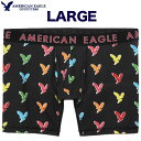 【メール便対応商品 】【American Eagle Men USA】メンズボクサーブリーフ American Eagleアメリカンイーグル メンズ AEO イーグルクラシック ボクサーブリーフ カラー オニキスブラック|マルチカラーイーグル Lサイズ(平置実寸) ウエストヨコ幅約41.5cm〜中央のタテの長さ約29cm股下約15cm裾幅約24cm 素 材 96%コットン4%エラスタン 生産国 ベトナム デザイン ＊肌触りの良い柔らかいコットンブレンド地です。 ＊ストレッチが入った快適で保温性に優れた素材です。 ＊身体にフィットするサポート力のある6パネルデザインです。 ＊丈夫でソフトなブラッシュ加工のロゴ入りウエストバンドです。 ＊フロントは機能的な前開きです。 ＊股下は太ももの真ん中くらいまでの長さです。 ＊滑らかで混ざりけの無いオニキスブラックカラーです。 ＊ブルー レッド ピンク グリーン イエロー オレンジ のイーグル総柄プリントです。 ＊フラットカバーステッチがデニムと合い目に見えるラインと余分なかさを排除します。 ＊【Lサイズ】はウエスト92cmー97cmくらいの方にオススメするサイズ展開です。 ＊お手入れは洗濯機で水洗いになります。(ドライクリーニング禁止) ＊低温のタンブル乾燥機を使用して下さい。 ＊下着類は衛生管理上返品／交換は不可となります。 ＊モデル身長183cm、Mサイズを着用です。 備考 ＊こちらの商品は「日本郵便メール便」(クリックポスト)でのお届けとなります。 ＊商品は発送後ポスト投函になりますのでお届けの日時指定はお受け出来ません。 ＊クリックポストは投函まで伝票番号から追跡が可能ですので安心してご利用下さい。 ＊メール便の為お支払い方法は『クレジット決済』『銀行振込』『コンビニ前払い』『後払い決済』のみとなります。 ＊『後払い決済』につきましては楽天市場での審査後の発送となります。 ＊『メール便』はあす楽未対応です。