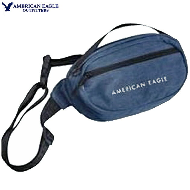 アメリカンイーグル バッグ メンズ バック ウエストバッグ スリングバッグ クロスボディバッグ 斜めがけ 上質 デニム素材 裏地付 男女兼用 ブランド小物 アメカジ【ONE SIZE】ウォッシュドブルーデニム 送料無料 あす楽 即日発送 American Eagle アメリカンイーグル 正規品