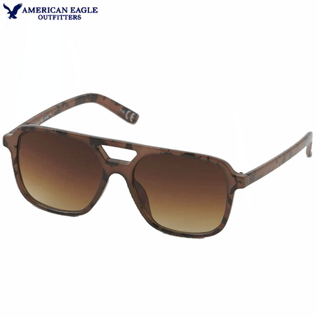 アメリカンイーグル サングラス AMERICAN EAGLE 正規品 レディース サングラス BPA不使用 紫外線100％カットレンズ ブランド小物 眼鏡 グラデーションカラーレンズ カジュアル アメカジ レパードフレーム 最短当日発送 送料無料(4)