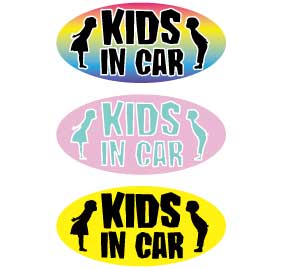 数量限定【KIDS IN CAR マグネット】7Cm×14.8cm　車用マグネット