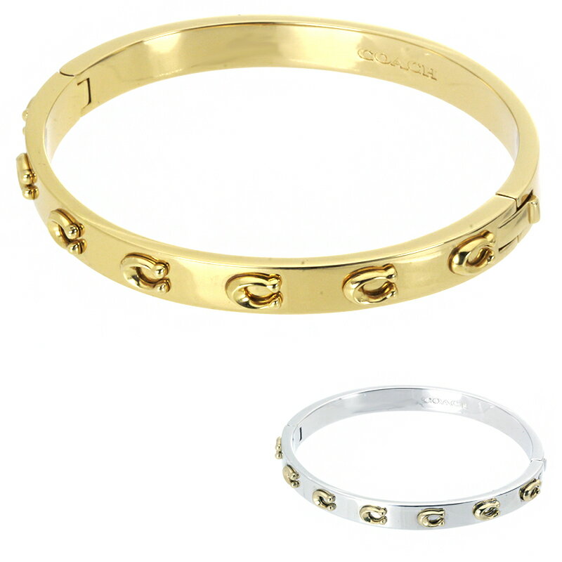 コーチ バングル ブレスレット レディース 18cm イエローゴールドカラー シルバーカラー 37335948 【並行輸入品】