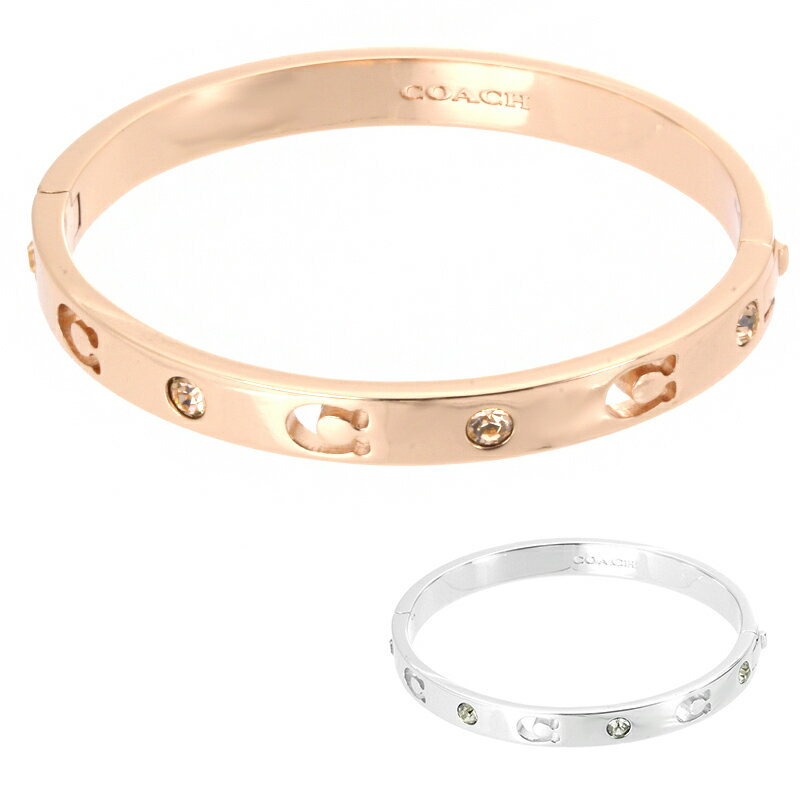 コーチ バングル ブレスレット レディース 18cm ローズゴールドカラー シルバーカラー 37440616 【並行輸入品】