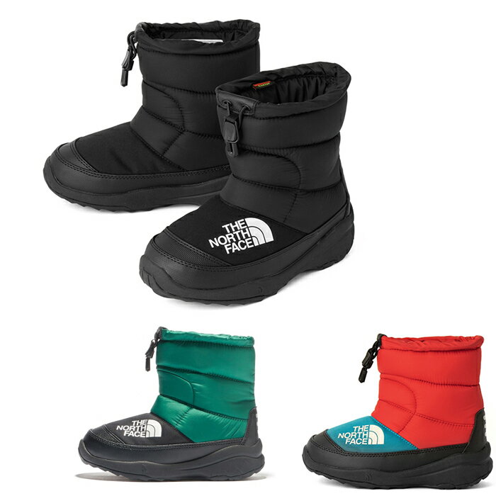 楽天ナナパージュノースフェイス THE NORTH FACE ヌプシ ブーティ VII K Nuptse Bootie VII ウィンタースノーブーツ シューズ 靴 子供靴 キャンプ カジュアル はっ水加工 サーモライト NFJ52288 キッズ ジュニア 男の子 女の子 国内正規品