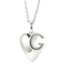グッチ GUCCI ネックレス ペンダント ハートGモチーフ ディテール 233963 J8400 8106 シルバー925 【並行輸入品】