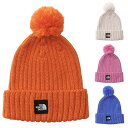 ノースフェイス THE NORTH FACE ベビーカプッチョリッド Baby Cappucho Lid ニットキャップ ニット帽 ビーニー 帽子 NNB42320 キッズ ベビー 国内正規品 縫い目がなくフィット性のよい仕様 ロゴワッペン ボン天つき