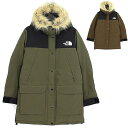 ノースフェイス THE NORTH FACE マウンテンダウンコート Mountain Down Coat ダウンジャケット NDW92237 レディース 国内正規品 GORE-TEX リサイクル素材 フロントダブルフラップ フード付き ファー取り外し可