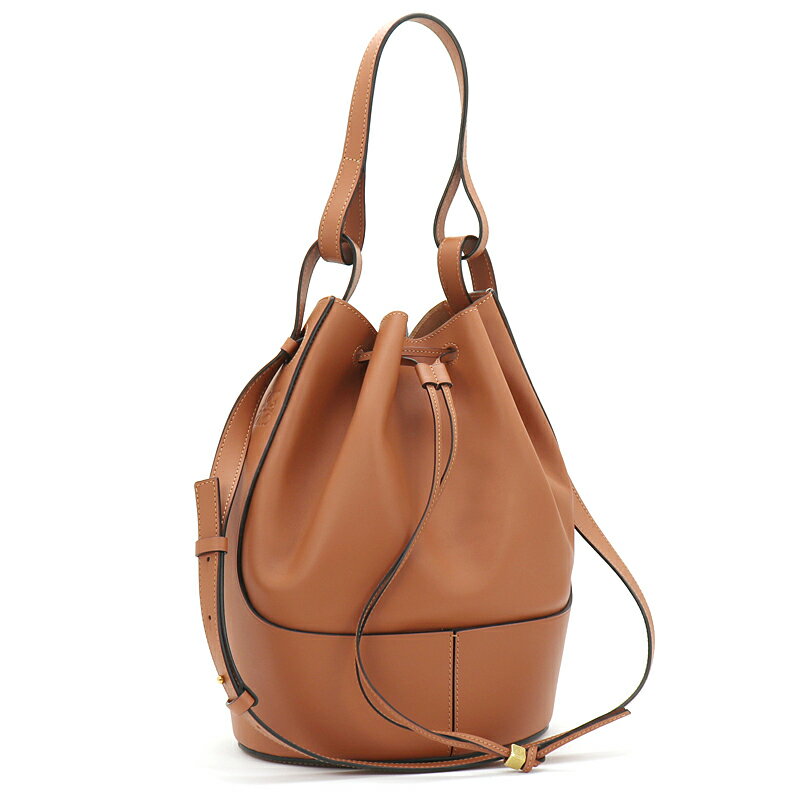 ロエベ ハンドバッグ ロエベ LOEWE バッグ ハンドバッグ（ショルダー付） ショルダーバッグ 2WAY バルーン ラージ BALLOON LARGE 326 75AC29 カーフレザー 本革 巾着袋型 ドレープ ドローストリング アナグラム クロスボディ