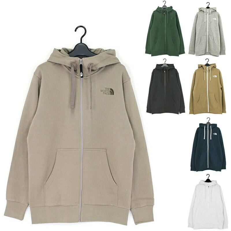 ザ・ノース・フェイス リアビューフルジップフーディ ジップアップスウェットパーカー メンズ 秋/冬 裏起毛 全7色 M/L/XL NT12442 国内正規品