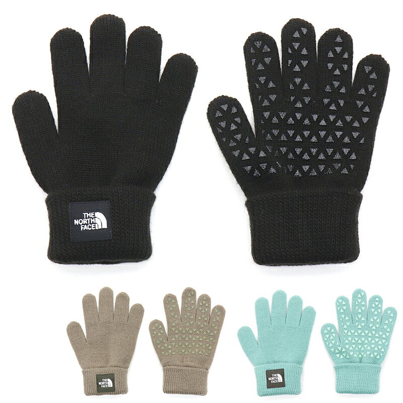 ザ・ノース・フェイス ニットグローブ 手袋 キッズ 秋/冬 抗菌防臭加工 滑り止め加工 全3色 キッズフリーサイズ NNJ62200 国内正規品