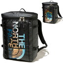 ノースフェイス THE NORTH FACE ノベルティBCヒューズボックス Novelty BC Fuse Box 30L バッグ リュック バックパック NM82250 ユニセックス 国内正規品 ブラック マルチカラー プリント メンズ レディース リサイクルポリエステル ラミネート加工 雨に強い