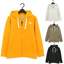 ザ・ノース・フェイス ノースフェイス THE NORTH FACE リアビューフルジップフーディ Rearview Full Zip Hoodie ジップアップスウェットパーカー NTW12340 レディース 国内正規品 リサイクルポリエステル コットン混紡 裏起毛 速乾 ロゴ立体刺繍