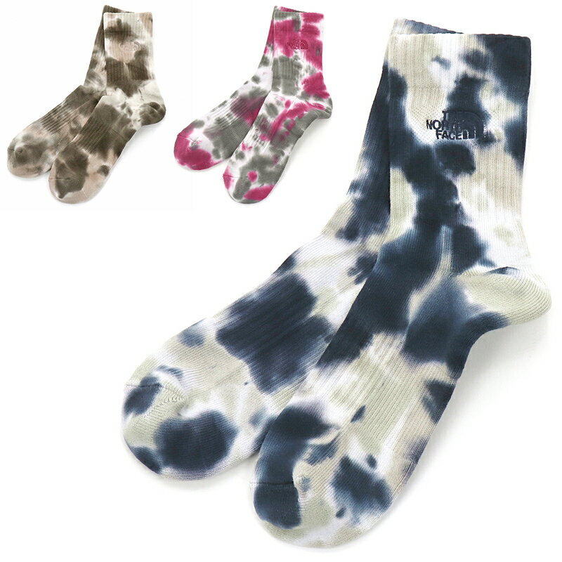 ザ・ノース・フェイス タイ ダイ クルー 靴下 ソックス ユニセックス 抗菌防臭 全3色 M/L NN82316 国内正規品