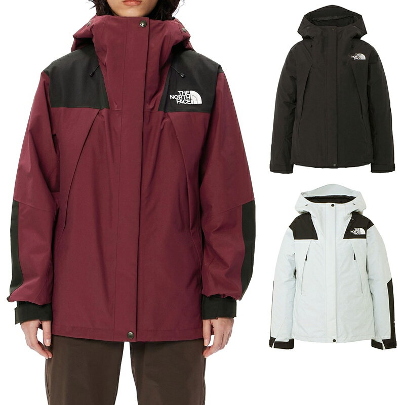 ノースフェイス THE NORTH FACE マウンテンジャケット Mountain Jacket アウターシェル マウンテンパーカー NPW61800 レディース 国内正規品 GORE-TEX 山岳用 スノースポーツ ゆったりシルエット ロントダブルフラップ スノーカフ