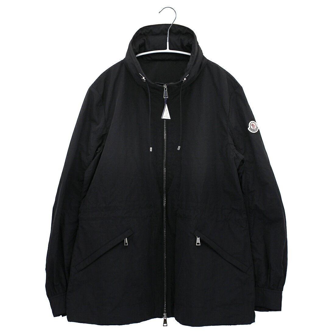 モンクレール MONCLER パーカージャケット ナイロンジャケット ブルゾン ウインドブレーカー マウンテンパーカー ENET ブラック 1A00082 54543 レディース 女性用 薄手アウター スプリングコート 収納式フード ドローストリングウエスト フーデッド ジップアップ