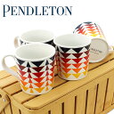 ペンドルトン PENDLETON マグカップ 4個セット 4-PIECE STONEWARE MUG SET TAPERED セラミックマグセット 12オンス CERAMIC 12oz 355ml XC710 ハーディング 53966 アウトドア キャンプ 食器 キッチン用品 プレゼント ギフト